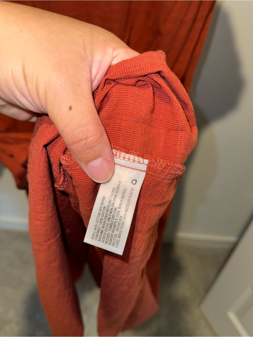 Universal Thread Rust Wrap Midi Dress - Picture 5 of 5
